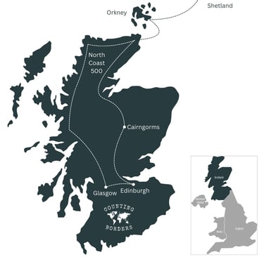 Scotland road trip itinerary
