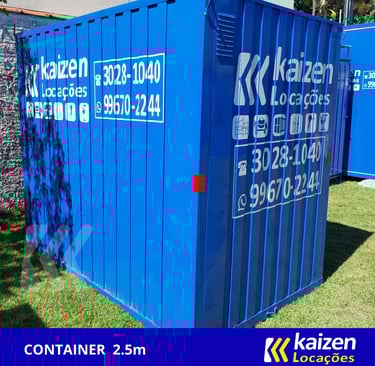 Container 2.5m | Kaizen Locações