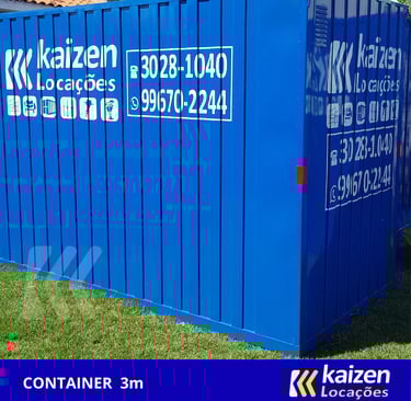 Container 3m | Kaizen Locações