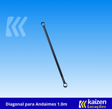 Diagonal para Andaimes 1m | Kaizen Locações