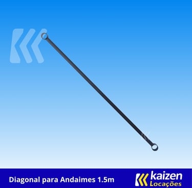 Diagonal para Andaimes 1.5m | Kaizen Locações