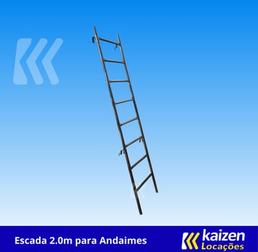 Escada 2m para Andaimes | Kaizen Locações