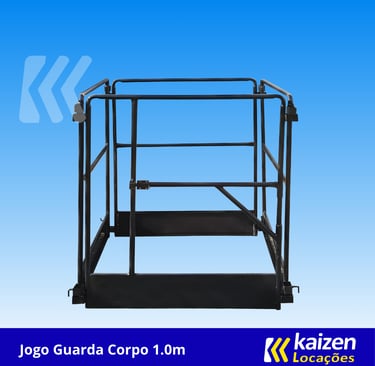 Jogo Guarda Corpo 1m | Kaizen Locações