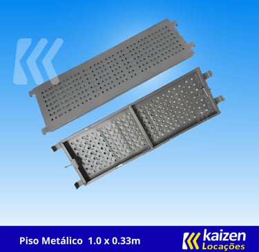 Piso Metálico 1m | Kaizen Locações