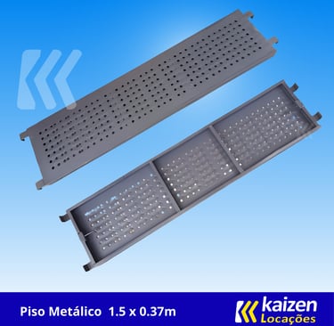 Piso Metálico 1.5m | Kaizen Locações