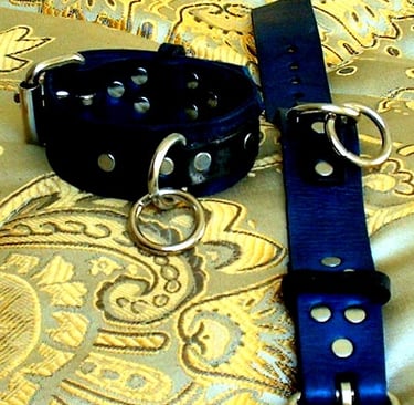 Two Tone Colored Leather Cuffs
