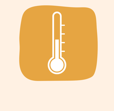 a thermometer showing body temperature