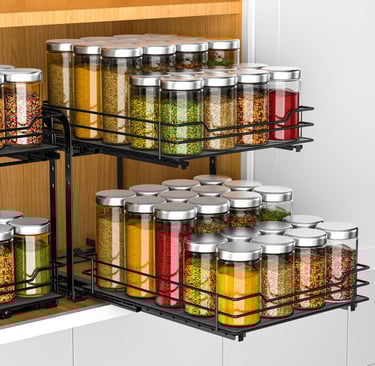 2-Tier Pull-out spice rack