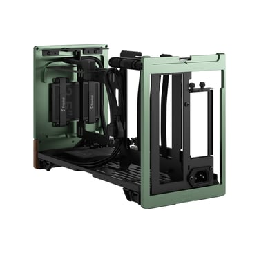Fractal Design terra view without side panels to show bottom vents and internal space