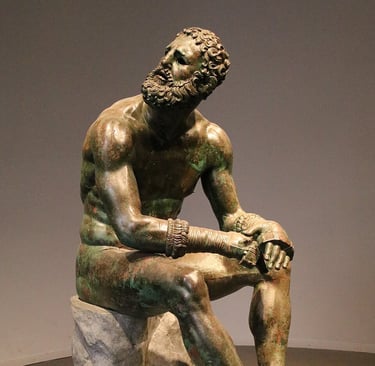 The Boxer at Rest, Hellenistic Greek, c. 1st c. BCE