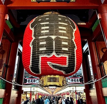 Lanterne Kaminari-mon au temple Sensō-ji