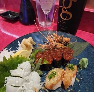 sushi and sashimi at Good Fortune St. Pete Florida