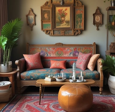 A beautifully restored vintage chair showcasing intricate craftsmanship.