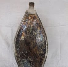 Artiste Jaï - Vase Raku - Pièce unique 
