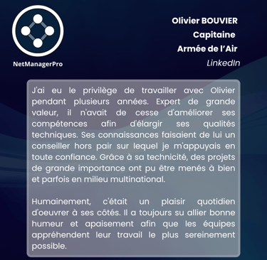 gestion d'équipe, LAN, WAN, maintenance, gestion de projet IT, transformation