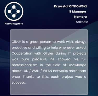 LAN, WAN, WLAN, Wi-Fi, audit réseau, déploiement IT, infrastructures chez Nemera