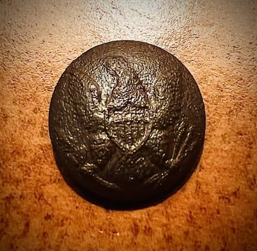 Union civil war coat button 