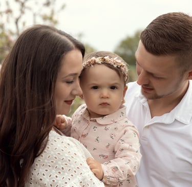 Schöne und effektvolle Familienbilder im Freien und Studio in Jülich