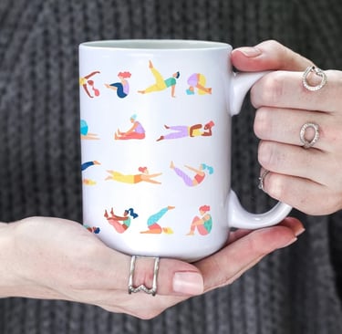 pilates gift coffee mug