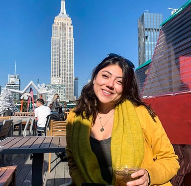 Empire State Building in New York City - Rooftop view