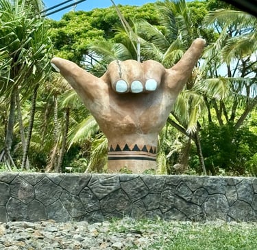 shaka hand kauai hawaii