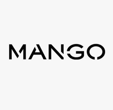 Logo of MANGO, a global fashion brand whose standards are met by King Fly.