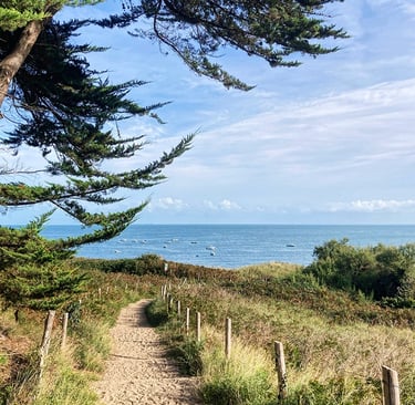 Chemin de plage vers Saint-Malo