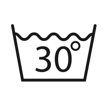 Symbole lavage à 30