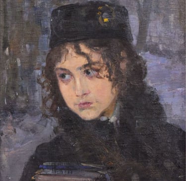 Феодосій Козачинський (1864-1922) «Гімназистка», 1910