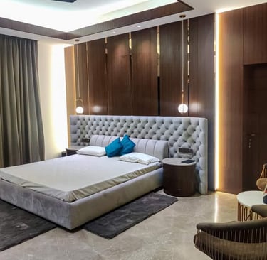 Luxury Modern Interior Design for Flats Apartments- modern bedroom