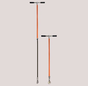 oad controlling tool used to guide, stabilize, and position a suspended industrial load