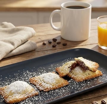 Puff pastry Gluten free cookies with chocolate cream recipe