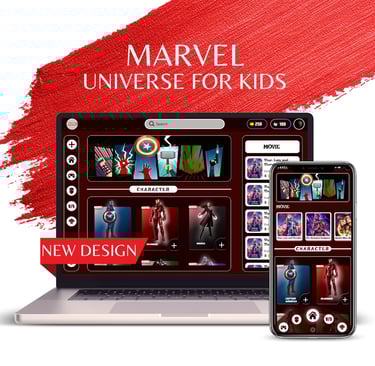 marvel kid ui ux