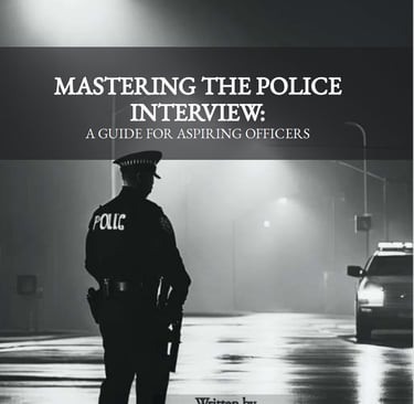 This police interview prep ebook gives applicants a clear structure.