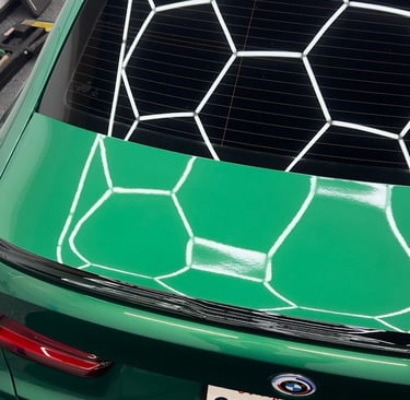 BMW M3 mirror-like finish after a Full Gloss Paint Protection Film