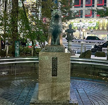 Statue d'Hachiko à Shibuya