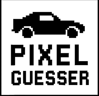pixel guesser, guess the car from a close up image