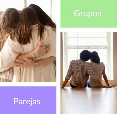 Grupo de personas en talleres de crecimiento personal  