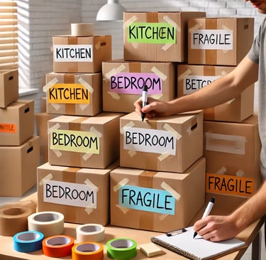 Marking packing boxes is one of the best packing tips leovan removals can give to you
