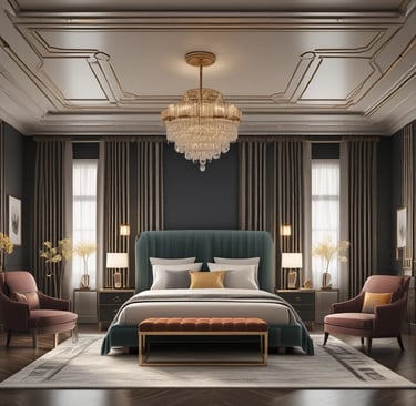 A minimalist nightstand with two drawers