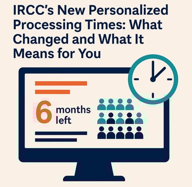 IRCC’s New Personalized Processing Times