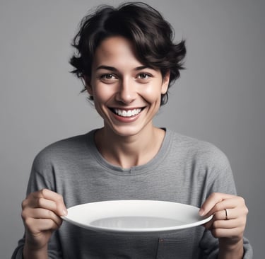 photo of white staircase