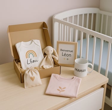 Coffret naissance personnalisé