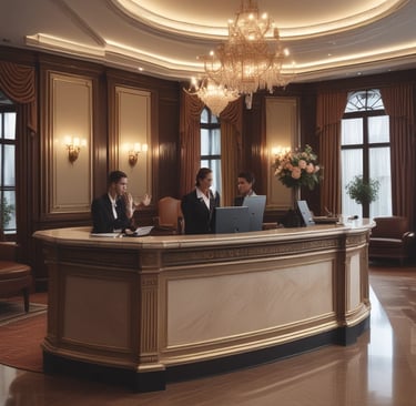 A panoramic view of a safety equipment warehouse filled with products.