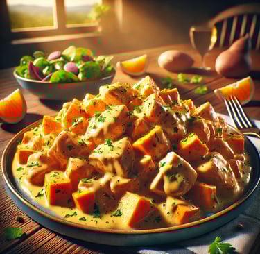 imagem de um prato com strogonoff