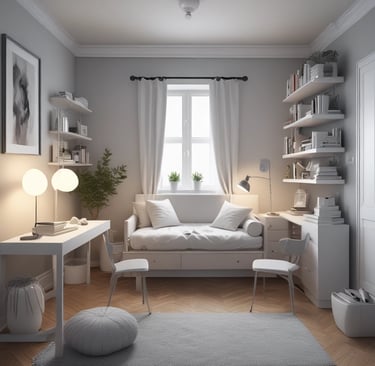 Bright living room with modern inventory