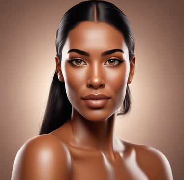 Close-up of pink-accented peptide vials arranged neatly on a white surface