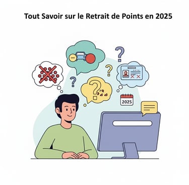 retrait de points permis de conduire