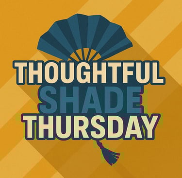 a poster with a fan and a quote about the phrase, thought, thought,