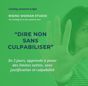 Programme en ligne — Dire non sans culpabiliser (bientôt)